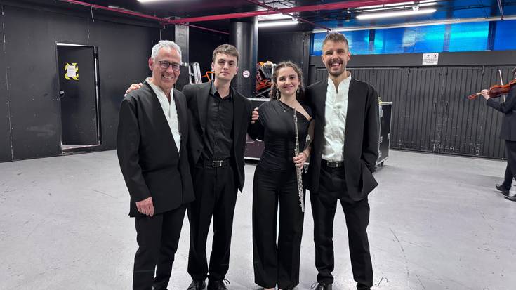 Tolosako lau musikari, oraina eta etorkizuna uztartu dituen ekimenean