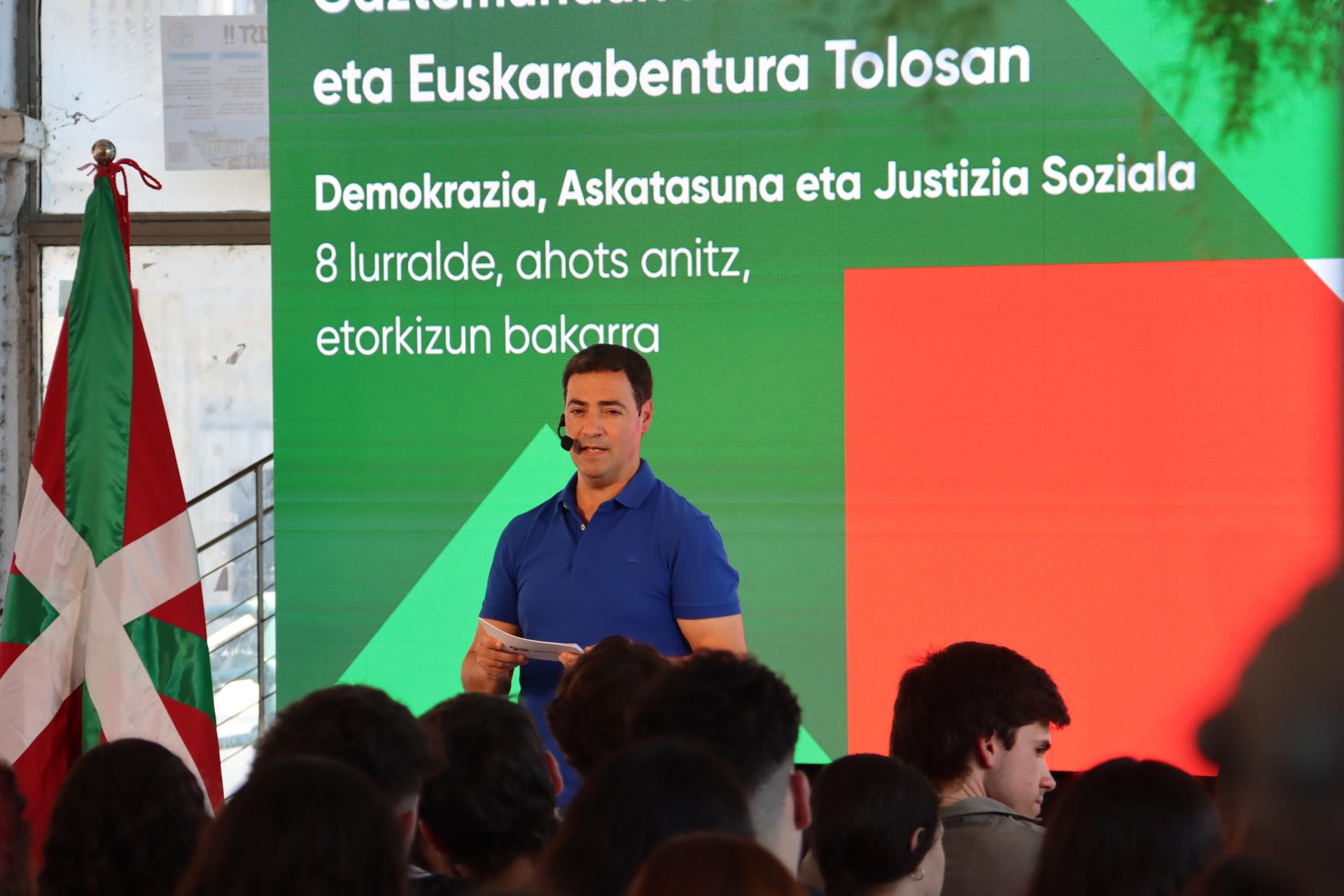 Imanol Pradales lehendakaria izango da Tolosan, Uzturre Foroaren eskutik