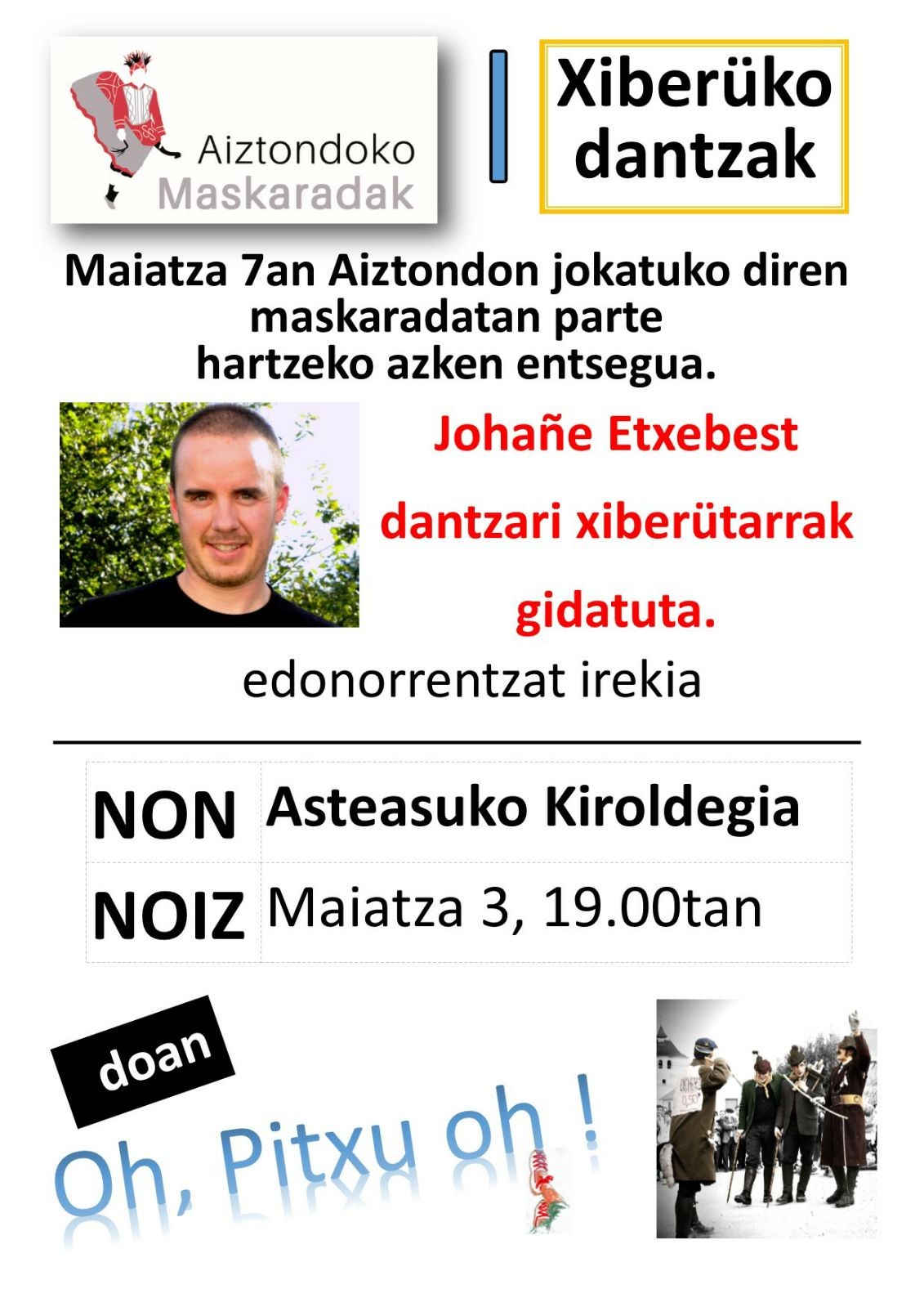Asteasuko kiroldegian egingo da asteazkenean azken entsegua