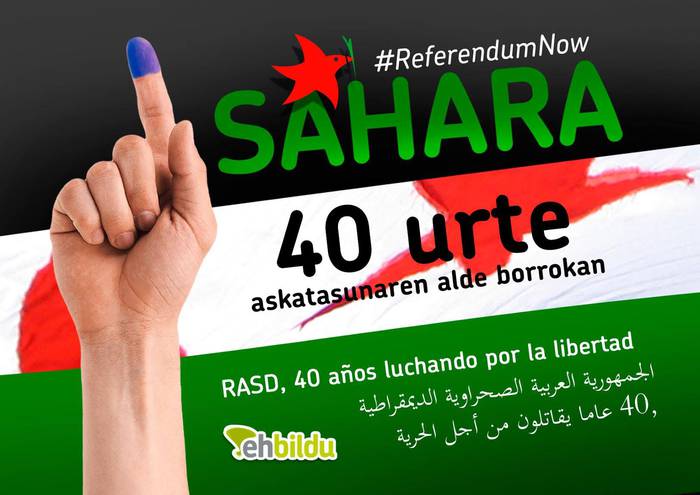 Gaur 40 urte Saharako Errepublika Arabiar Demokrat