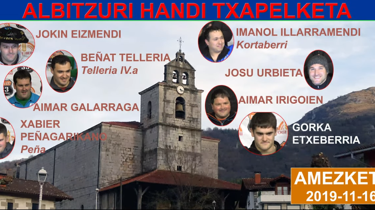 Albitzuri Handi Txapelketa (Amezketa, 2019-11-16) (42'39)