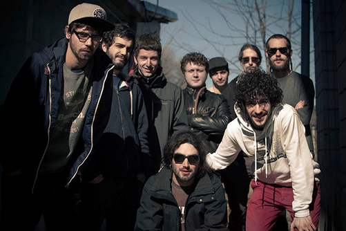 Raperos de Emaus & The titanians eta Dj Little Martin selektah