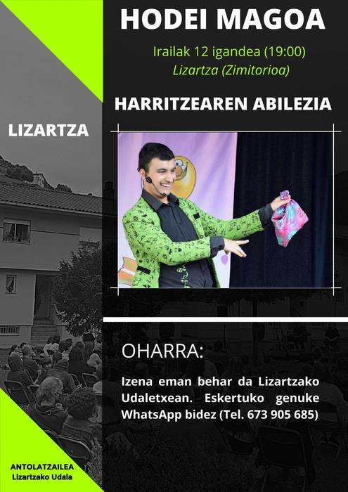 Kultur-kirol ekitaldiak Lizartzan