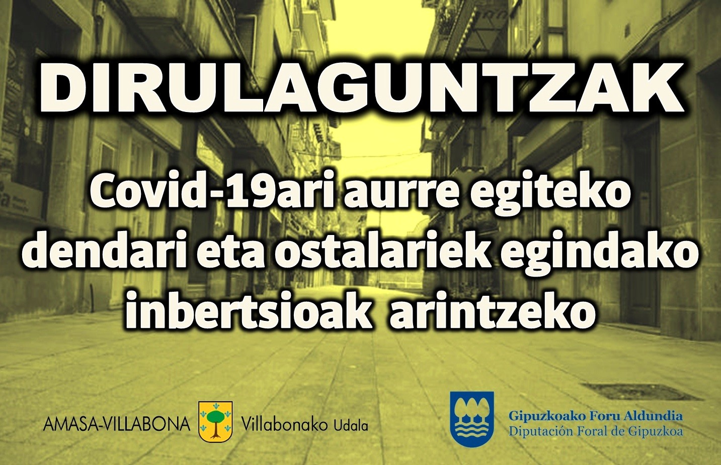 Covid-19ari aurre egiteko dendari eta ostalariek egin dituzten inbertsioak arintzeko dirulaguntzak emango ditu udalak