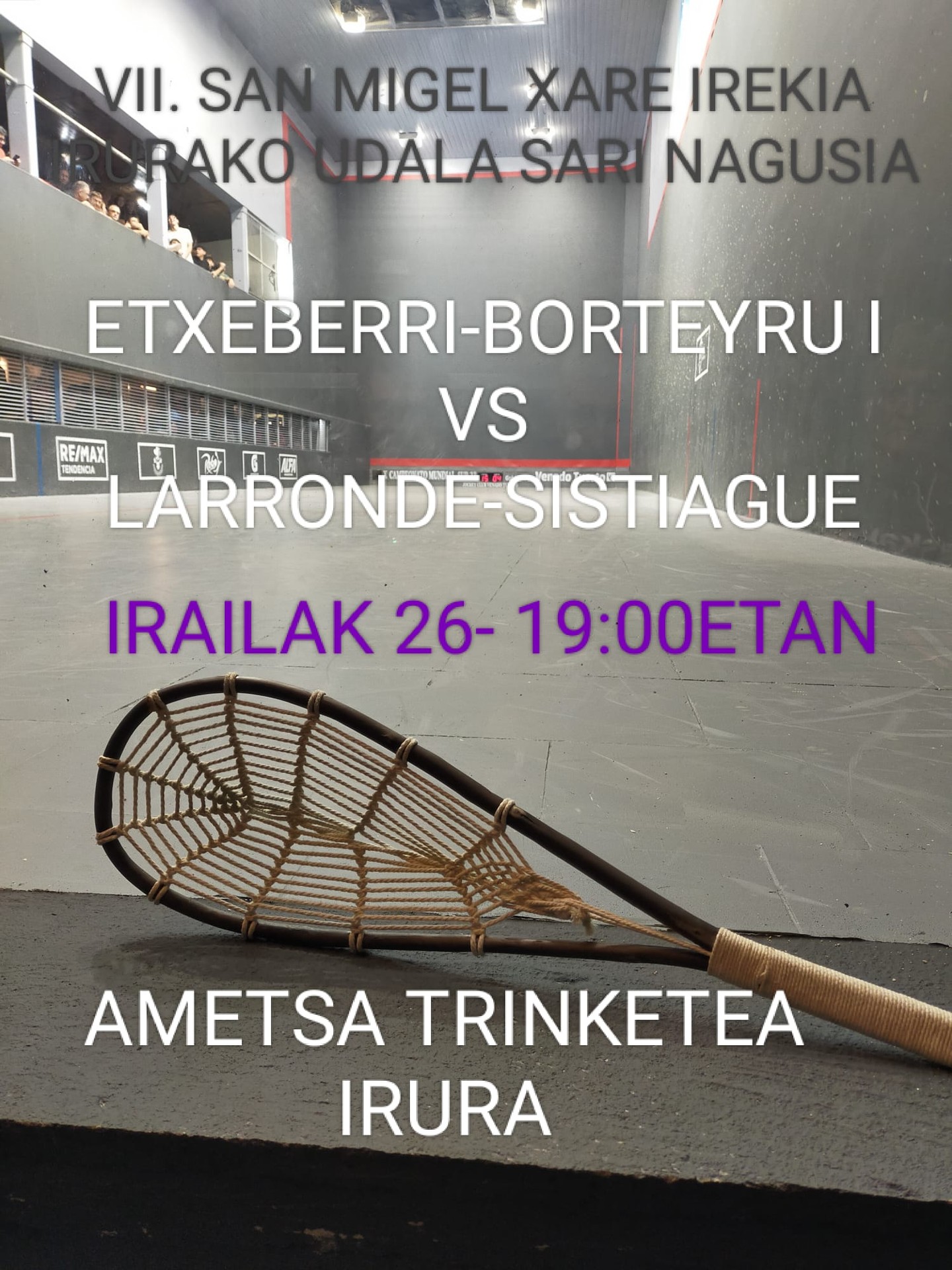 San Migel Xare Irekia ate joka