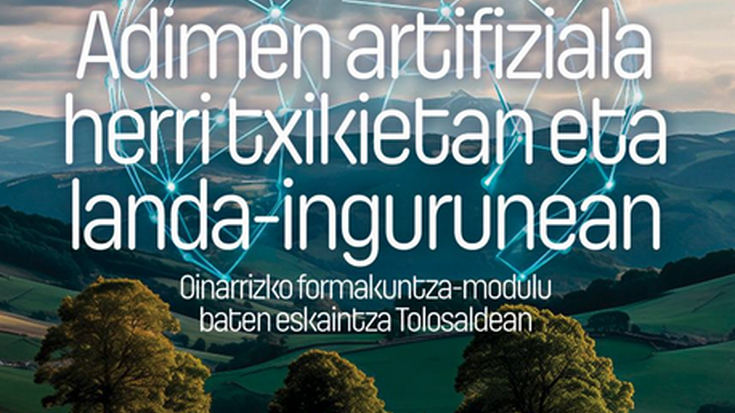 Adimen artifiziala eta landa eremuari buruzko prestakuntza saioa