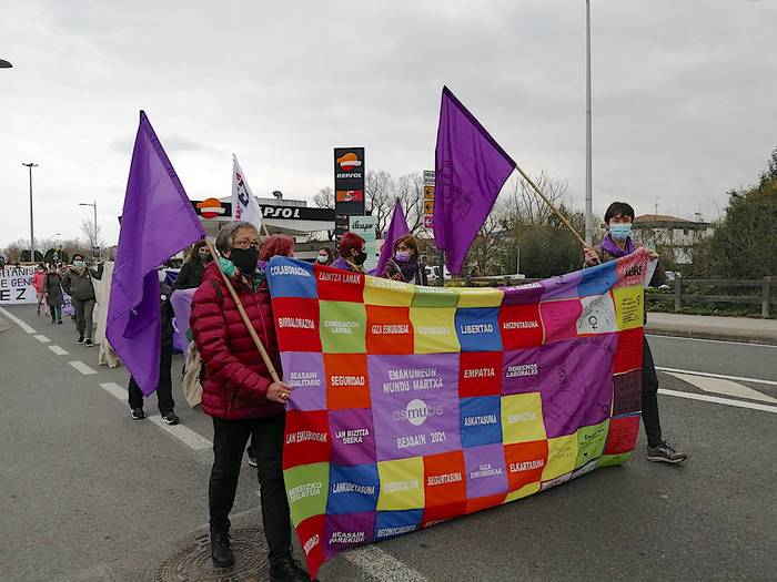 Emakumeen Mundu Martxaren nazioarteko ekintza iritsiko da Tolosara, maiatzaren 9an
