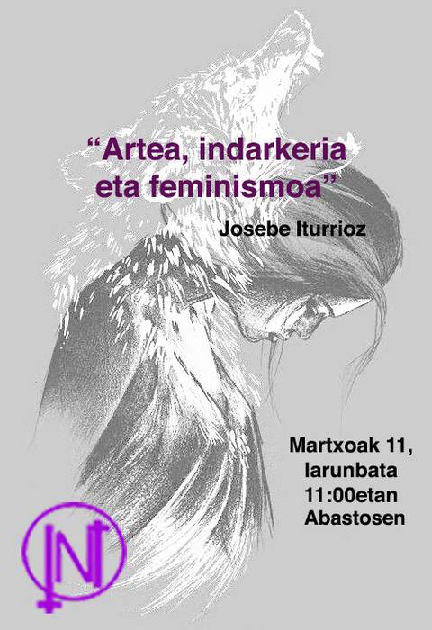 'Artea, indarkeria eta feminismoa' hitzaldia, Tolosan