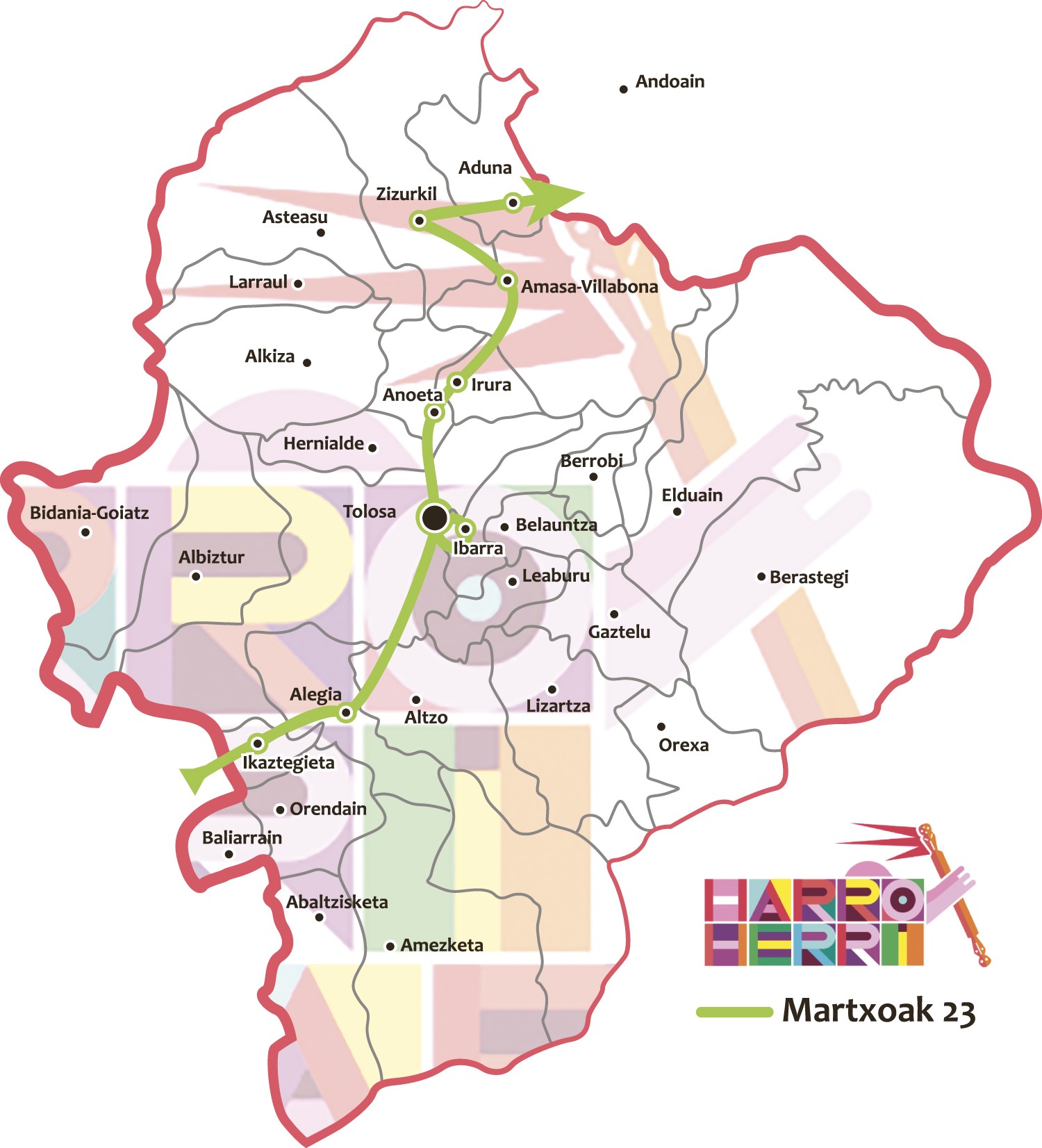 Korrikak martxoaren 23an zeharkatuko du Tolosaldea