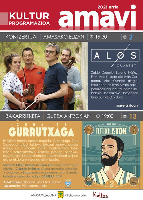 Urriko kultur egitaraua Amasa-Villabonan