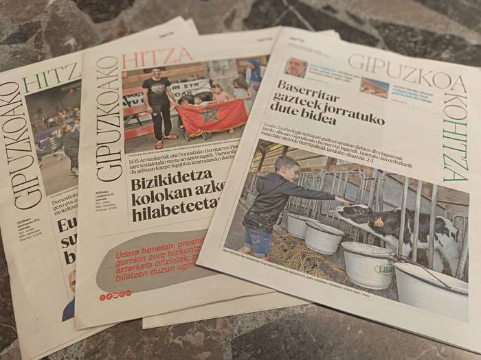 'Gipuzkoako Hitza'-k papera utzi eta sarean landuko du egunerokoa