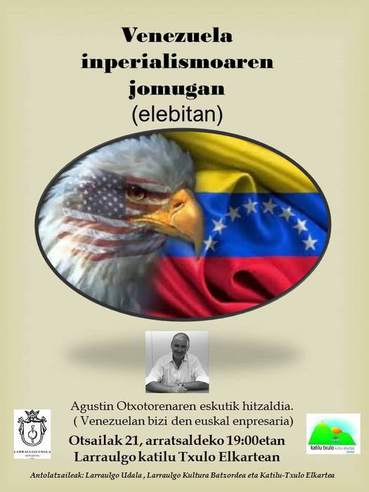 Venezuelari buruzko hitzaldia