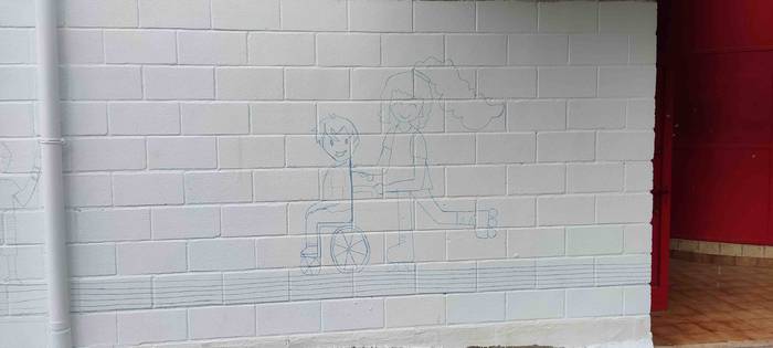 Ikaztegieta, mural margoketa 1 1654855825193