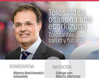 Uzturre Foroaren hurrengo gonbidatua Alberto Martinez Eusko Jaurlaritzako Osasun Sailburua izango da