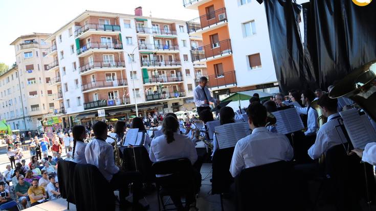 Tolosako Udal Musika Bandak hartu du Berazubi festetako azken egunean