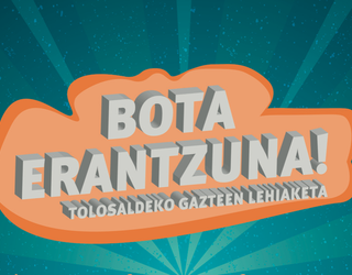 'Bota erantzuna!' lehiaketak gazteen jakintza eta bizkortasuna sarituko du