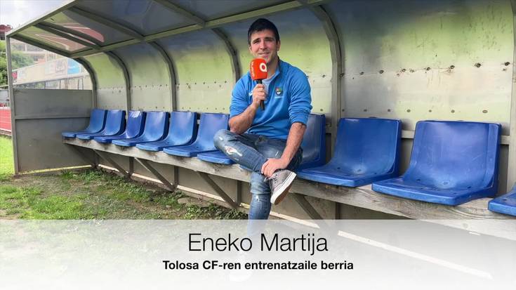 Eneko Martija izango da Tolosa CFren entrenatzaile berria