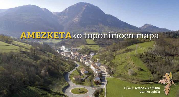 Udalak toponimoen mapa berria argitaratu du