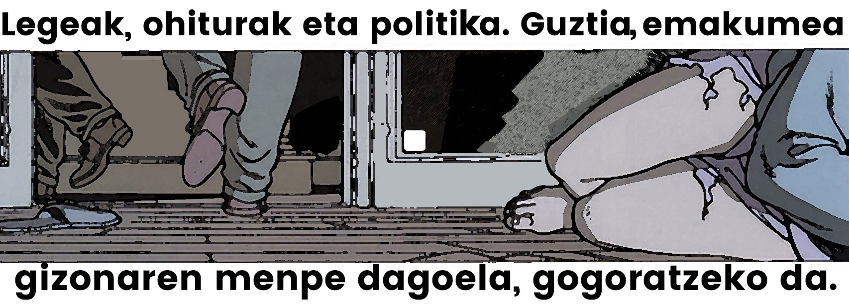 [KOMIKIA] Guztia, emakumea gizonaren menpe dagoela gogorarazteko