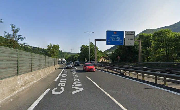 Bihar eta etzi gauean lanak egingo dituzte N-Ieko Tolosako Santa Lutzia auzoko lotunean