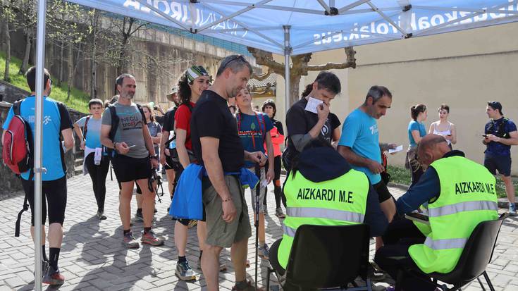 Aizkardi mendi martxa izan da gaurko protagonista nagusia