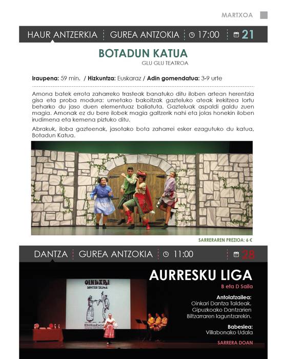 Martxoko kultur egitaraua