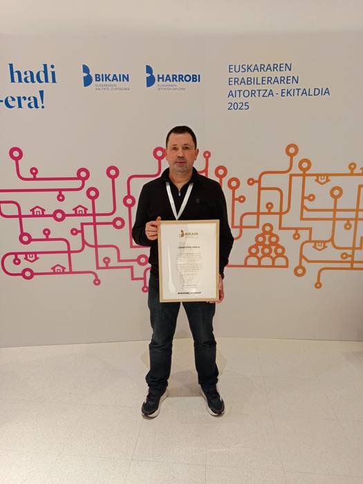 Lizartzako Udalak euskararen Bikain kalitate ziurtagiria jaso du