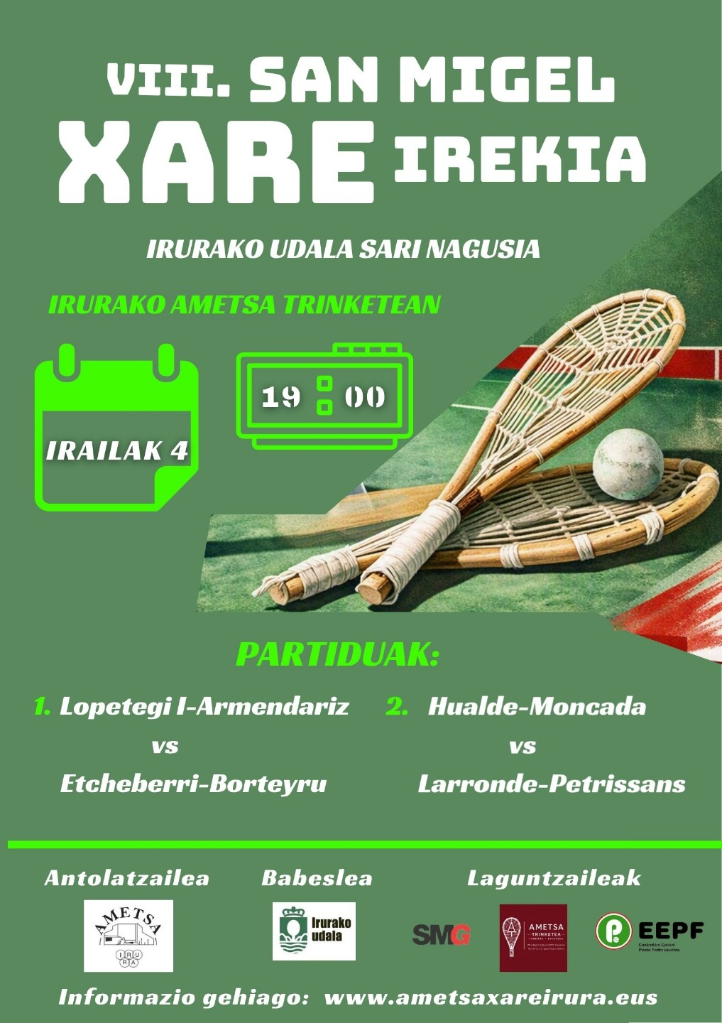 VIII. San Migel Xare Irekia abiatzear