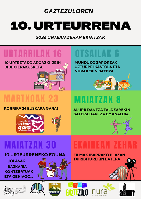 Gaztezuloren 10. urteurrena