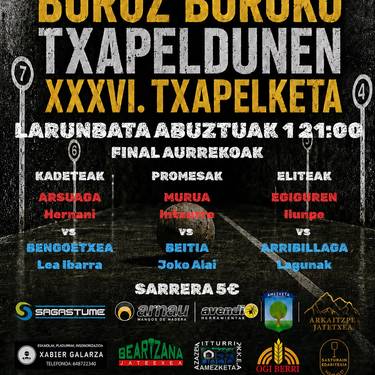 Amezketako Txapeldunen XXVI. Buruz Buruko Txapelketa