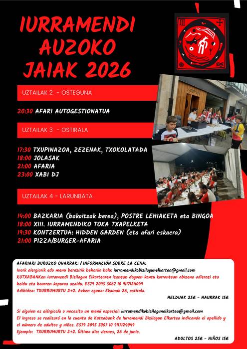 Iurramendi auzoko jaiak