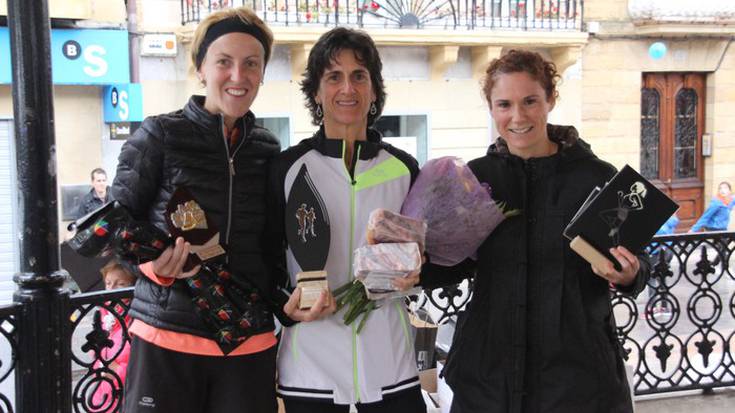 Lourdes Colomo eta Laiane Arrospide, Zarauzko podiumean 