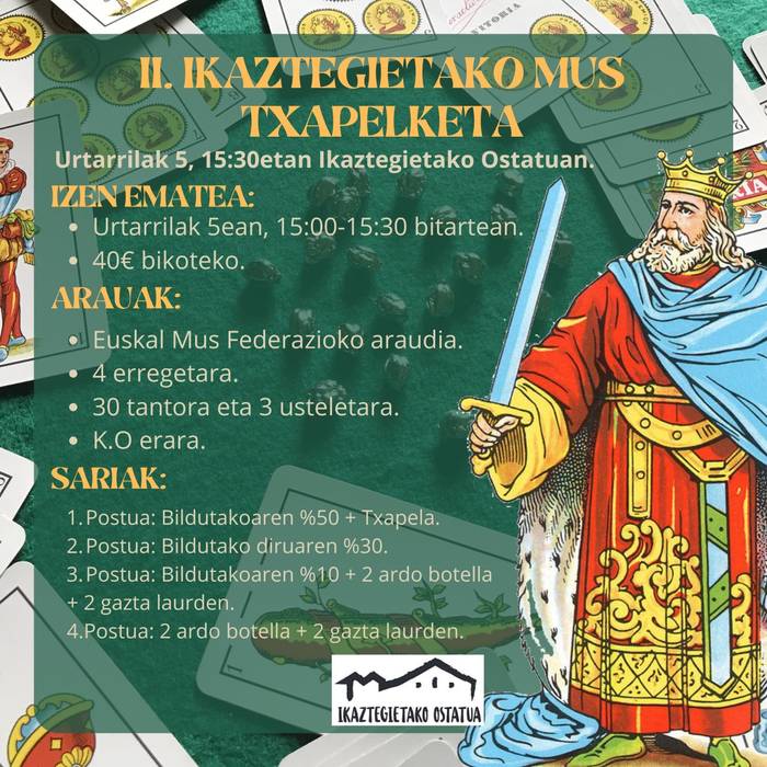 II. Ikaztegietako Mus Txapelketa