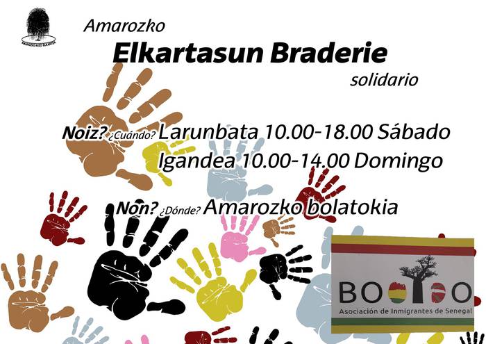 Amarozko elkartasun braderie