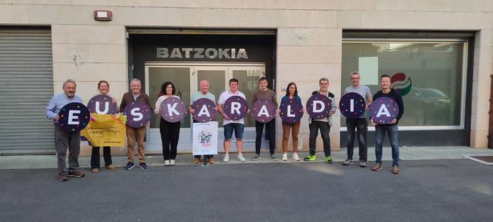 Tolosako EAJko alderdikideak Euskaraldira batu gara
