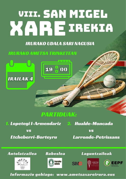 VIII. SAN MIGEL XARE IREKIA ABIATZEAR!