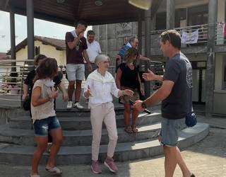 Nekane Lopetegiren hitzak txupinazoaren garaian