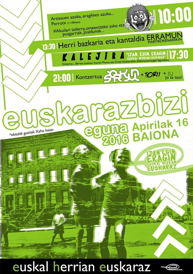 Badator 2016ko Euskaraz Bizi Eguna