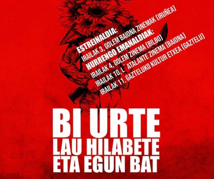 'Bi urte, lau hilabete eta egun bat' dokumentala, bihar, Gaztelun