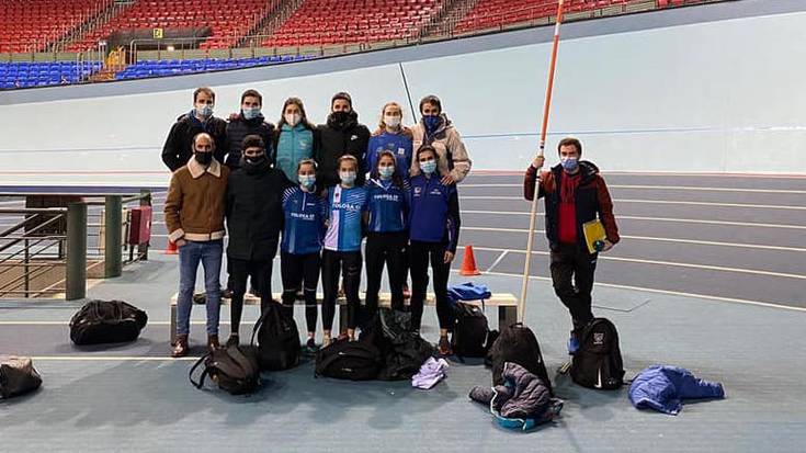 Tolosa CF atletismoko taldeek hirugarren eta laugarren postuak Euskadiko Kopan