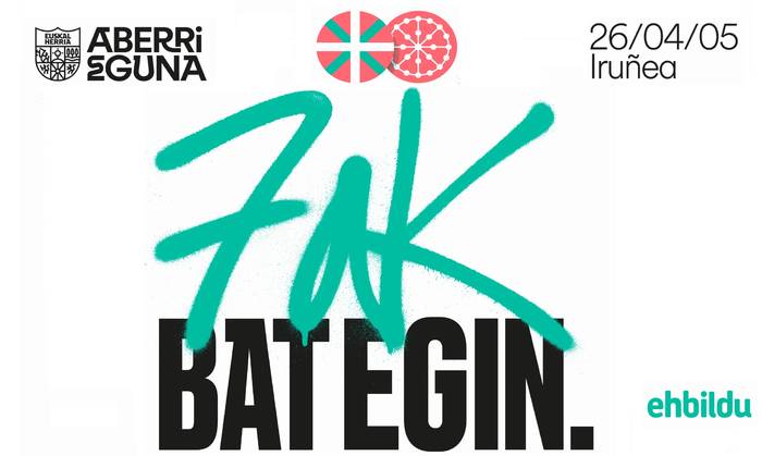 Aberri Egunean Iruñean elkartuko gara