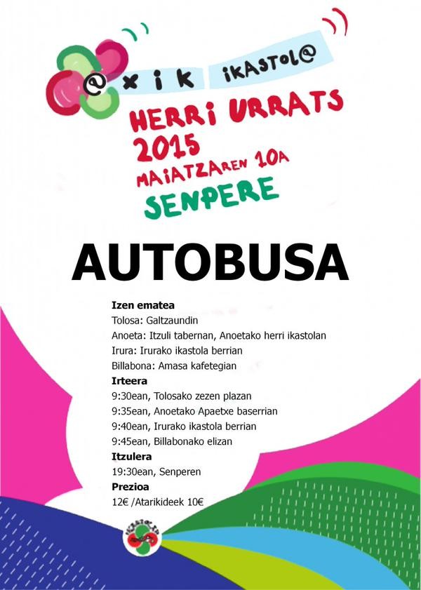 Herri Urratsera autobusez