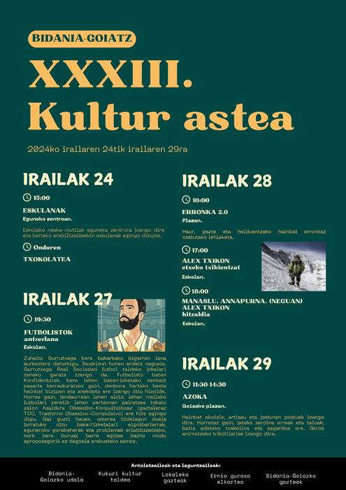 XXXIII. Kultur Astea