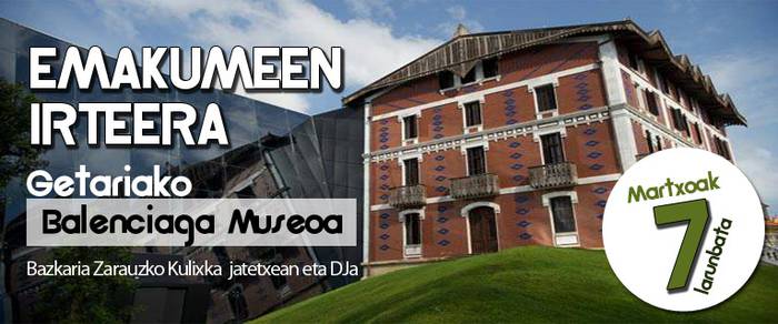 Emakumeen irteera Getariako Balenciaga Museora