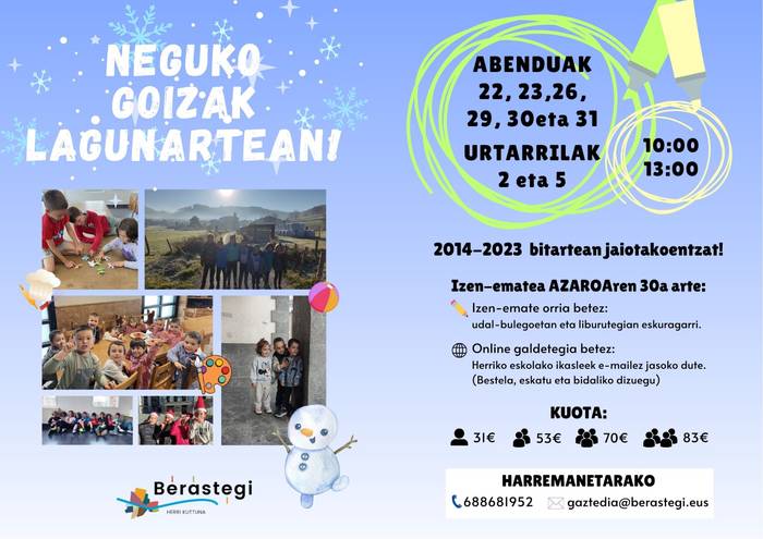 Negu goizak lagunartean