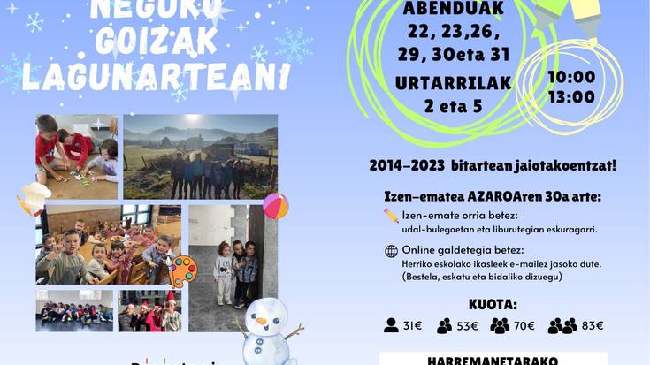 Negu goizak lagunartean