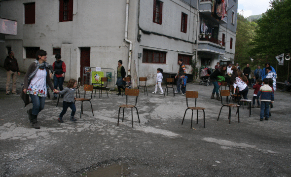 Txaramarrak festa giroan 