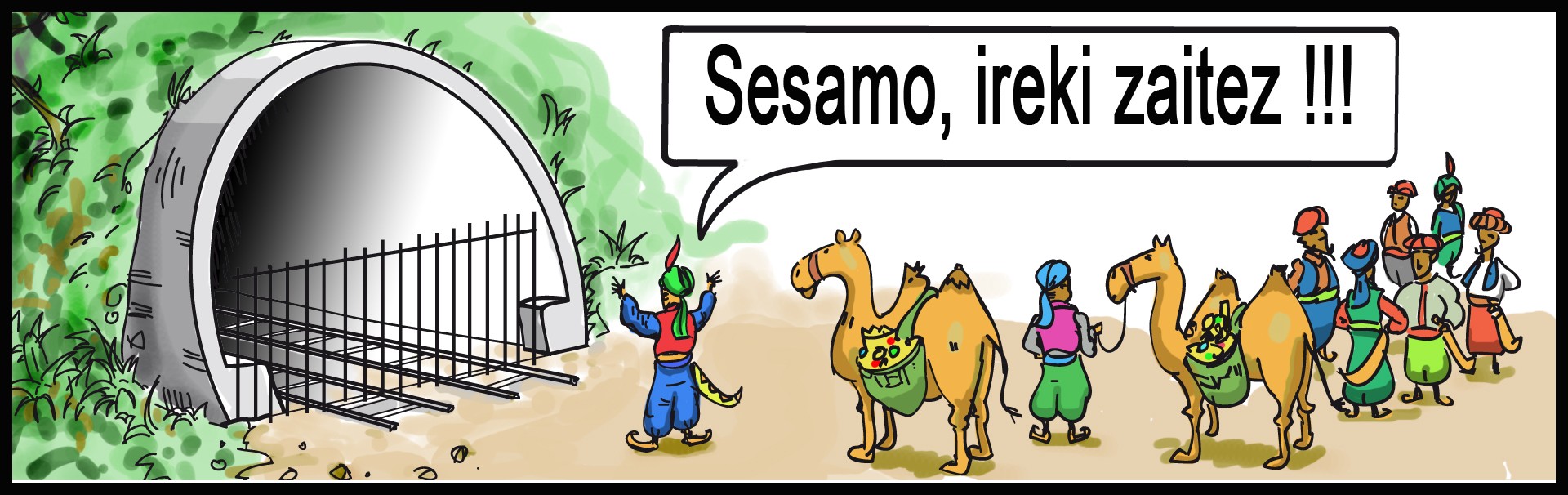 Sesamo, ireki zaitez!