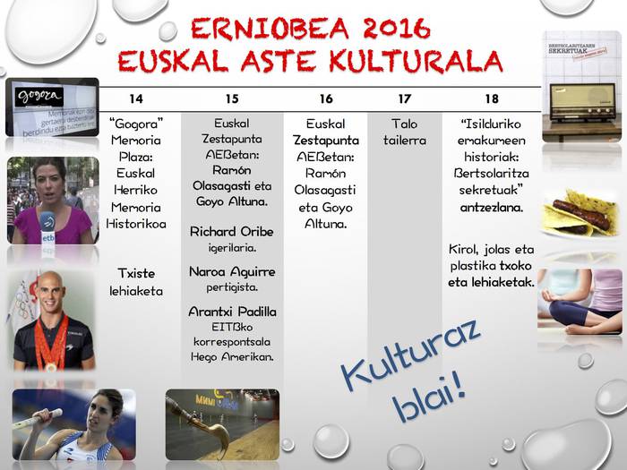 Erniobea ikastetxeak euskal aste kulturala antolatu du