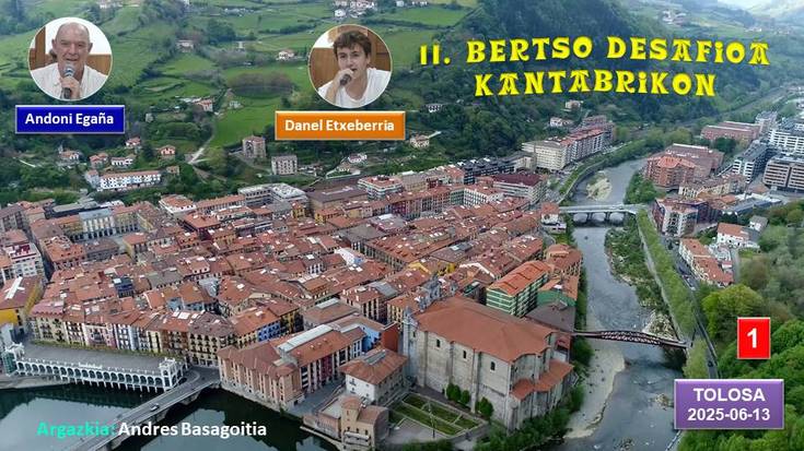 II. Bertso Desafioa Kantabrikon (1) (Tolosa, 2025-06-13) (40'15'')